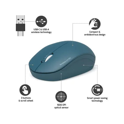 Port 2.4GHz Collection II Sapphire Wireless Mouse