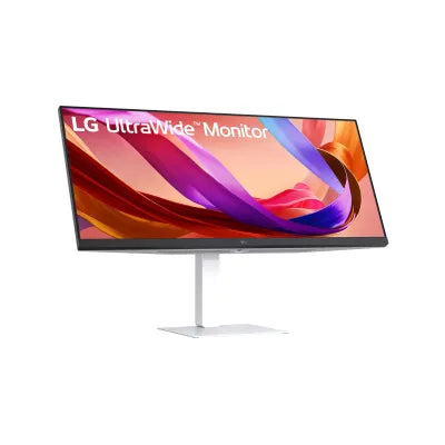 LG UltraWide 34" FHD USB-C White Monitor
