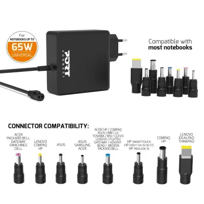 Port 65W EU Universal Mains Power Supply
