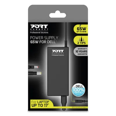 Port 65W Dell AC Adapter