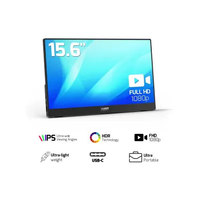 Port 15.6" Nomad FHD LCD Portable Monitor