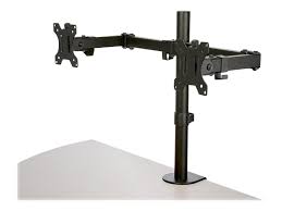 Port Dual-Screen Vesa Mountable Up to 32"Desk Monitor Arm