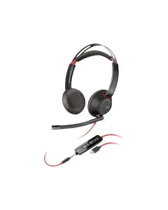 HP Poly 5220 Stereo USB-A Wired Black Headset