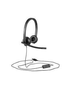 Logitech H570e Black Business Stereo USB Headset