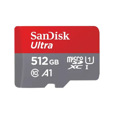 Sandisk Ultra 512GB 150Mbs A1 Class 10 MicroSDXC Card