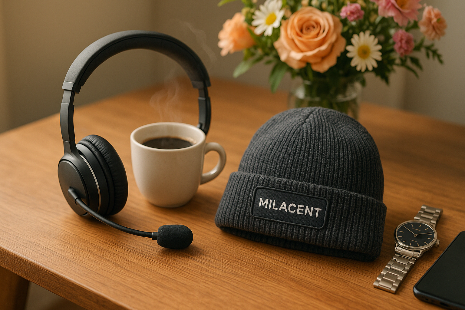 The beany showed be branded milacent